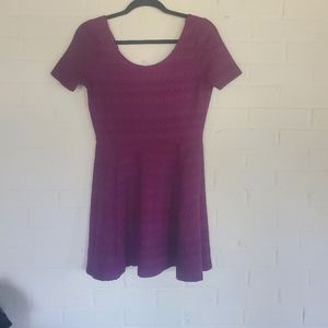 Final sale Womens purple skater dress